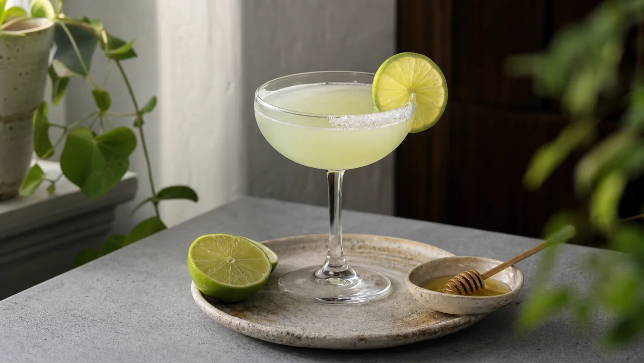 Redaktionell bild av alkoholfri margarita