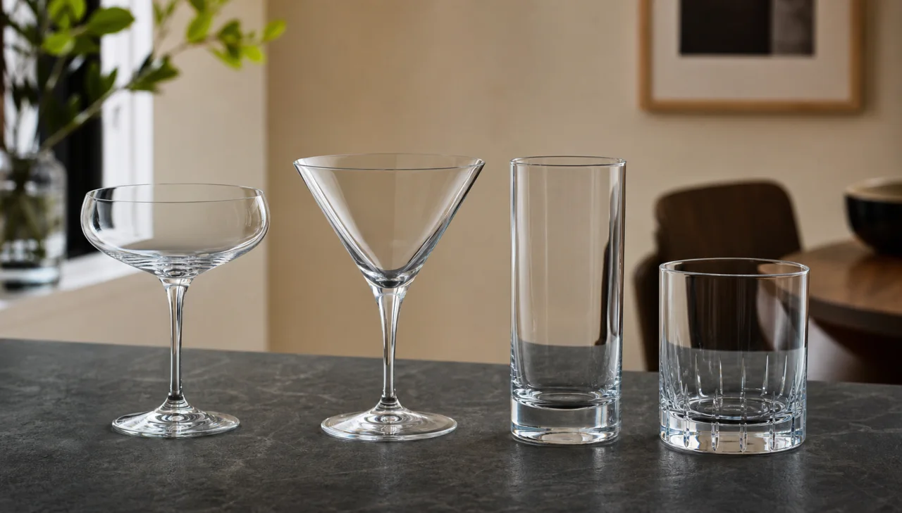 Redaktionell bild av drinkglas