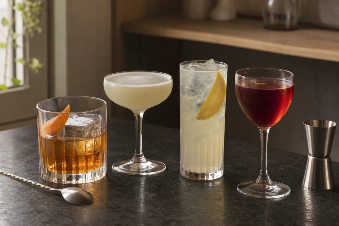 Redaktionell bild av drinkrecept