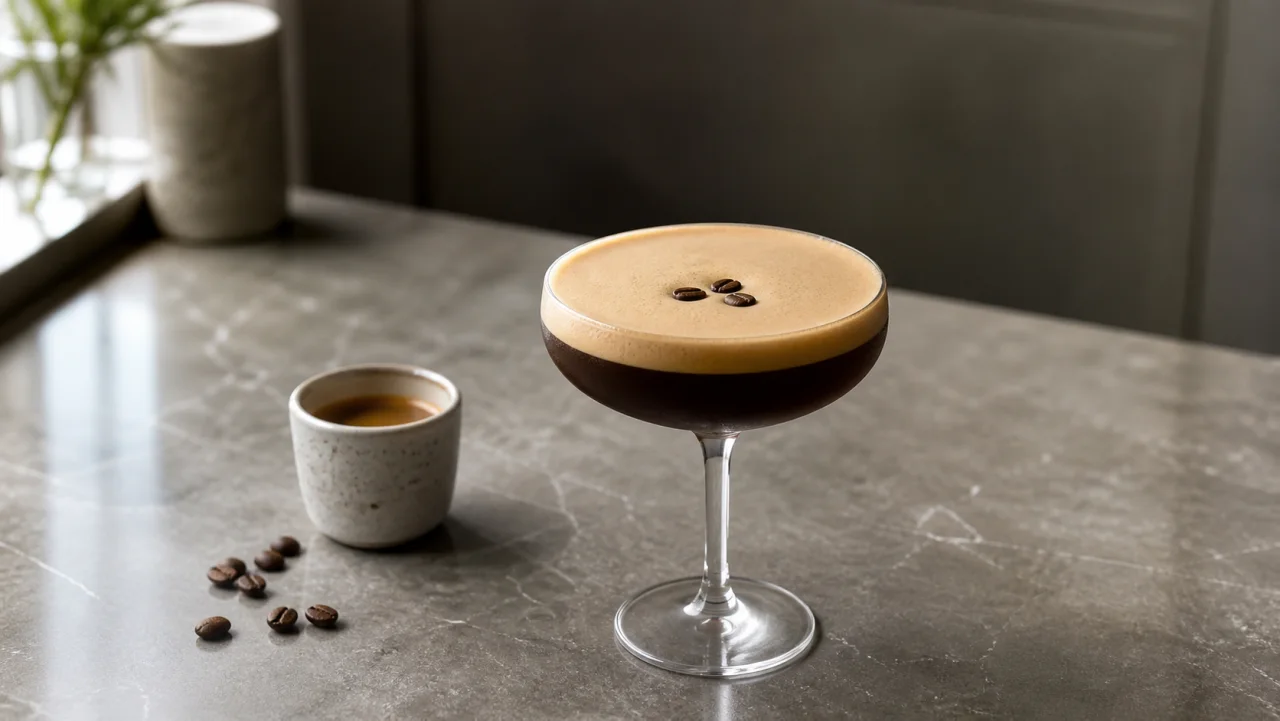 Redaktionell bild av espresso martini