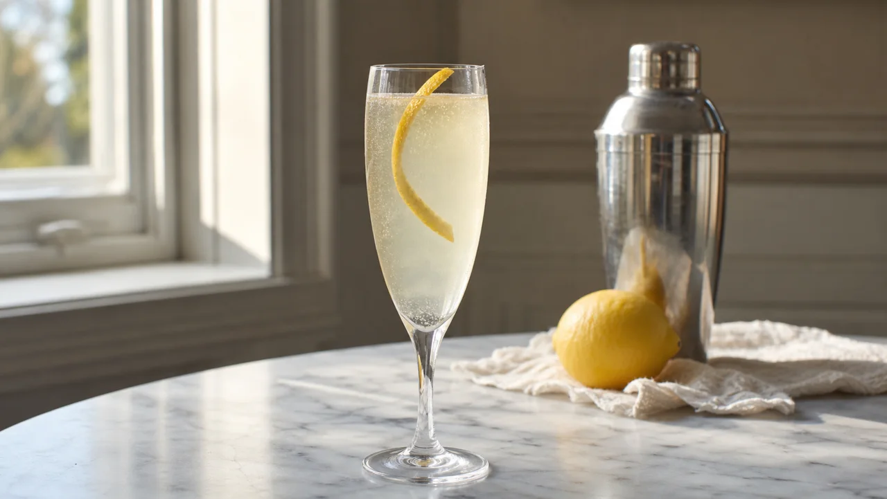 Redaktionell bild av french 75