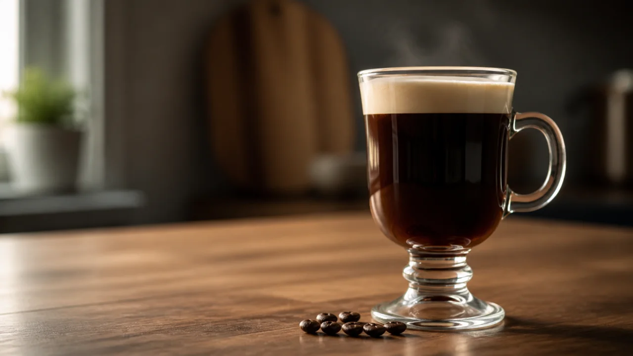 Redaktionell bild av irish coffee