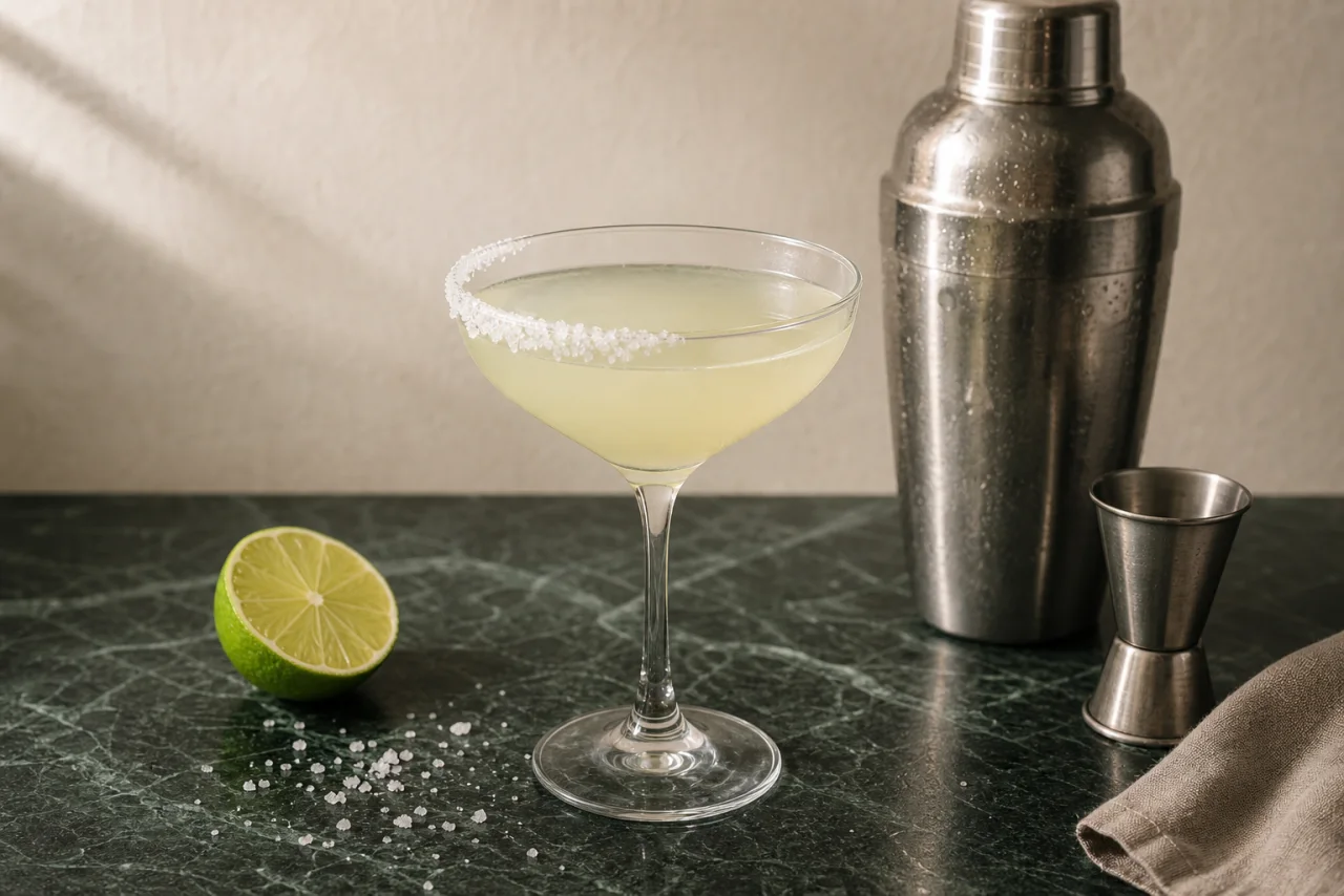 Redaktionell bild av klassisk margarita