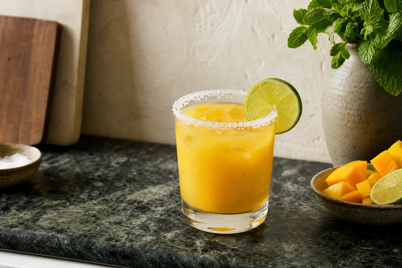 Redaktionell bild av mango margarita