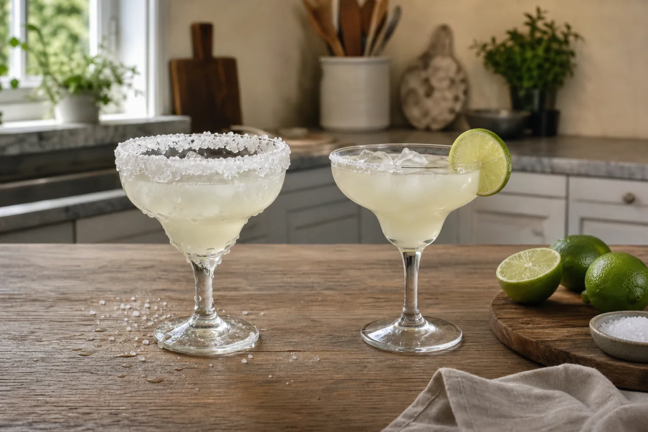 Redaktionell bild av vanliga misstag med margarita