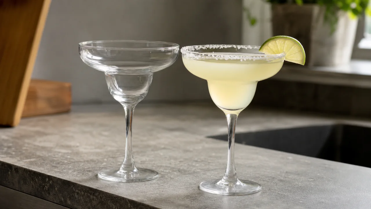 Redaktionell bild av margaritaglas