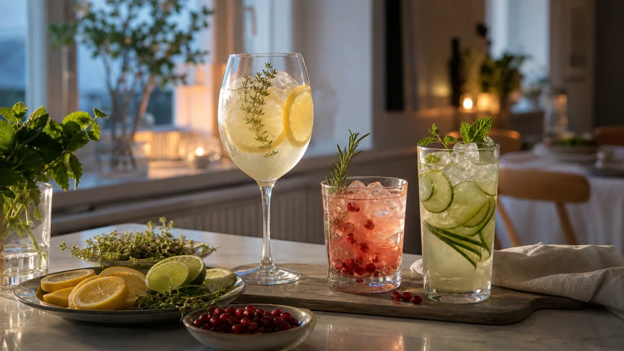 Redaktionell bild av mocktails till fest