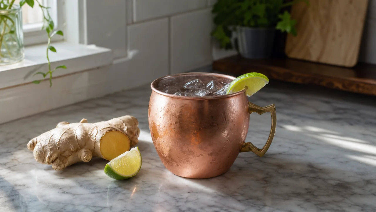 Redaktionell bild av moscow mule