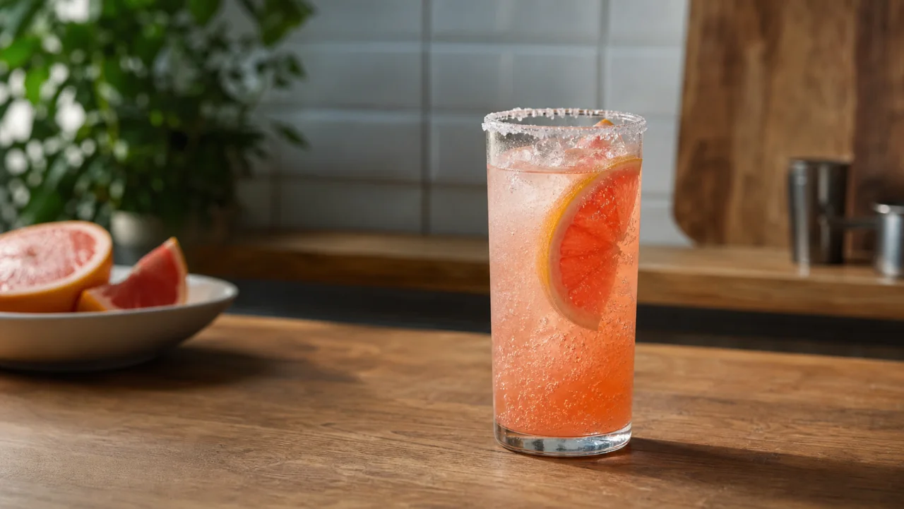 Redaktionell bild av paloma mocktail